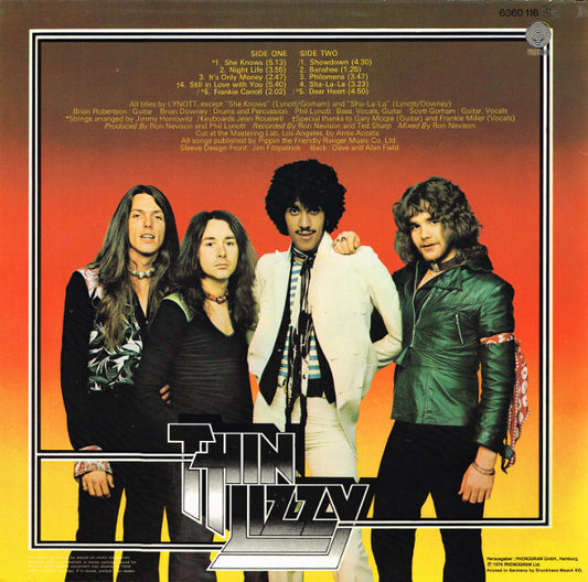 Thin Lizzy : Nightlife (LP, Album)