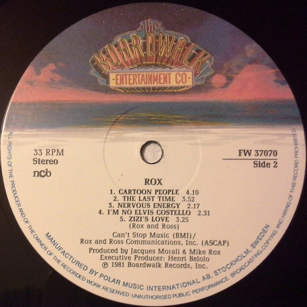 Rox : Rox (LP, Album)