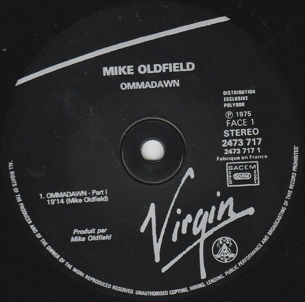 Mike Oldfield : Ommadawn (LP, Album, RE, Bla)