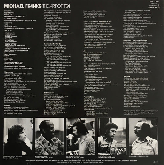 Michael Franks : The Art Of Tea (LP, Album, RE)