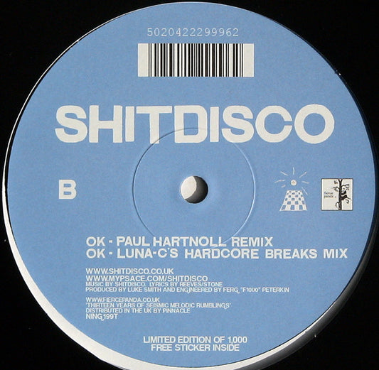 Shitdisco : OK (12", Ltd)