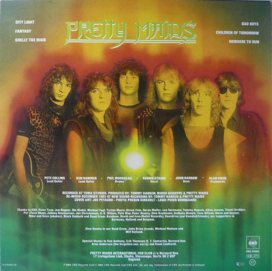 Pretty Maids : Pretty Maids (12", MiniAlbum, RE)