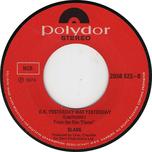 Slade : Far Far Away (7", Single)