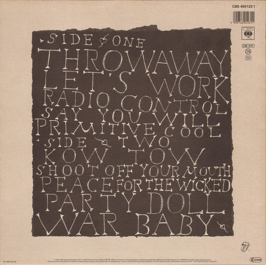 Mick Jagger : Primitive Cool (LP, Album)