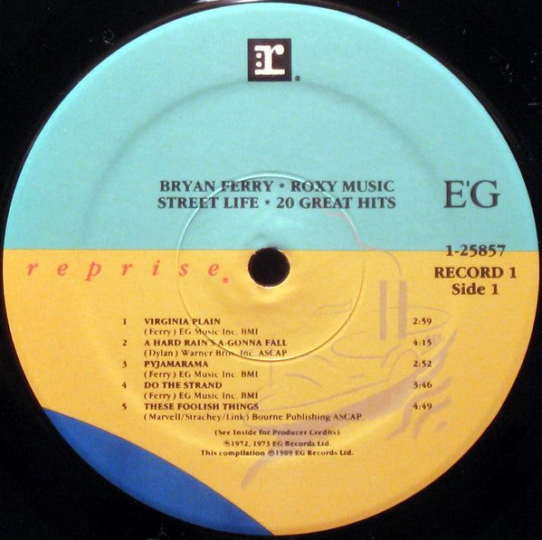 Bryan Ferry / Roxy Music : Street Life - 20 Great Hits (2xLP, Comp, RE, SRC)
