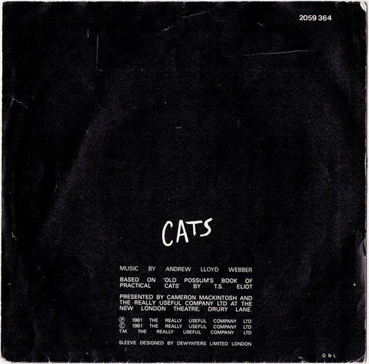 Elaine Paige - Memory (7") (Very Good Plus (VG+)) - Skanderborg Vinyl