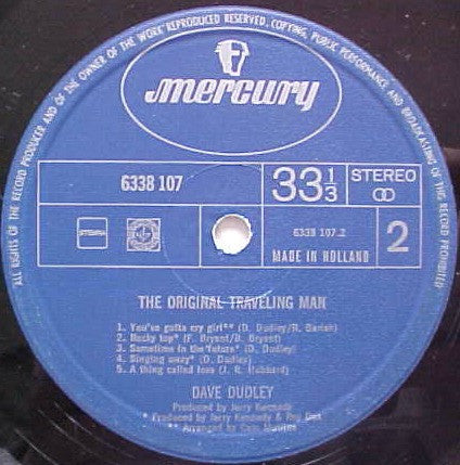 Dave Dudley : The Original Traveling Man (LP, Album)