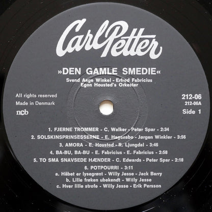 Svend Aage Winkel, Erfred Fabricius, Egon Housted's Orkester : "Den Gamle Smedie" (LP, Album)