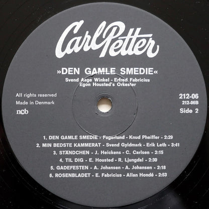 Svend Aage Winkel, Erfred Fabricius, Egon Housted's Orkester : "Den Gamle Smedie" (LP, Album)