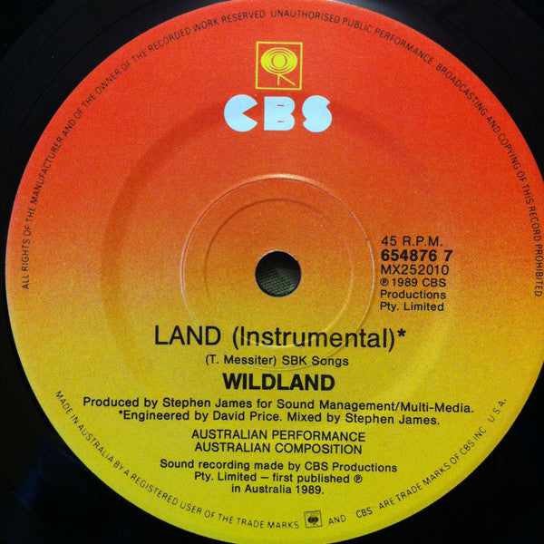 Wildland : One For Unity (7", Single)