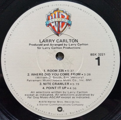 Larry Carlton : Larry Carlton (LP, Album, Los)