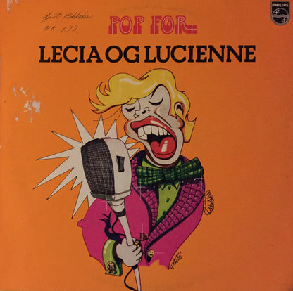 Lecia & Lucienne Med The Scarlets : Pop Før (LP, Comp)