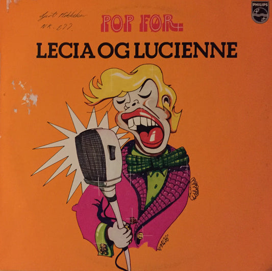 Lecia & Lucienne Med The Scarlets : Pop Før (LP, Comp)
