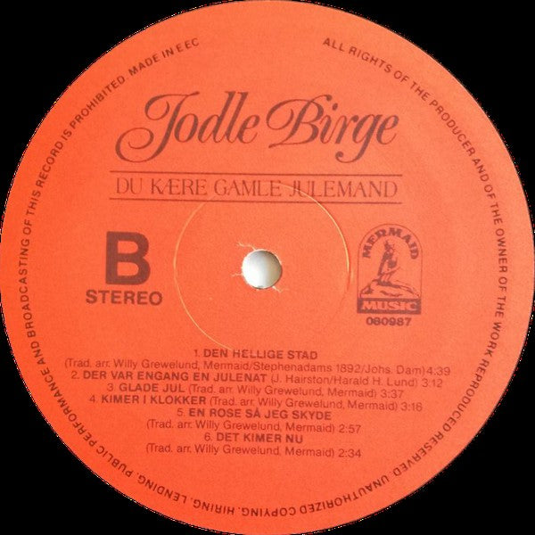 Jodle Birge : Du Kære Gamle Julemand (LP, Album)