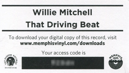 Willie Mitchell : Willie Mitchell's Driving Beat (LP, Mono, RE, Blu)