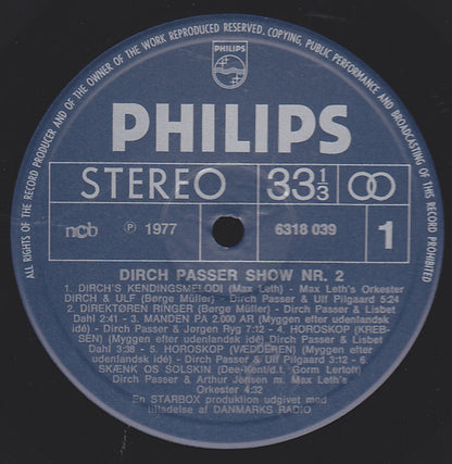 Dirch Passer : Dirch Passer Show 2 (LP)