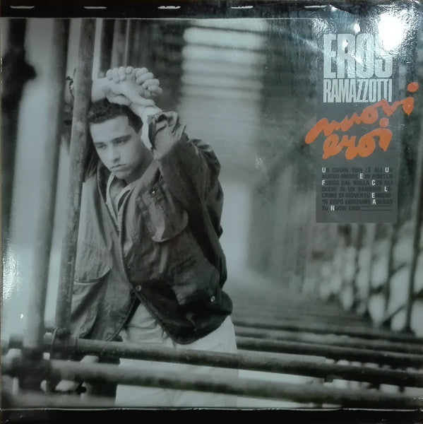 Eros Ramazzotti : Nuovi Eroi (LP, Album, RE)