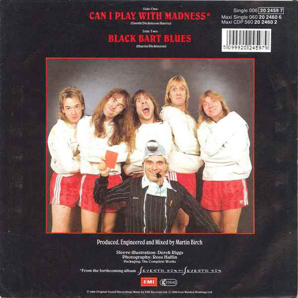 Iron Maiden : Can I Play With Madness (7", Single)