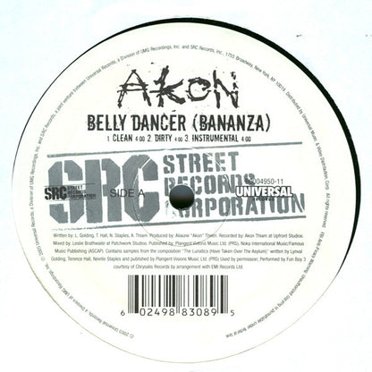 Akon : Belly Dancer (Bananza) / Trouble Nobody (12")