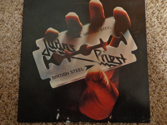 Judas Priest : British Steel (LP, Album, RE, Car)