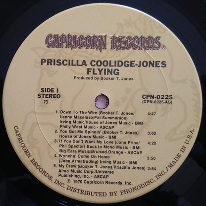 Priscilla Jones : Flying (LP, Album, Ter)