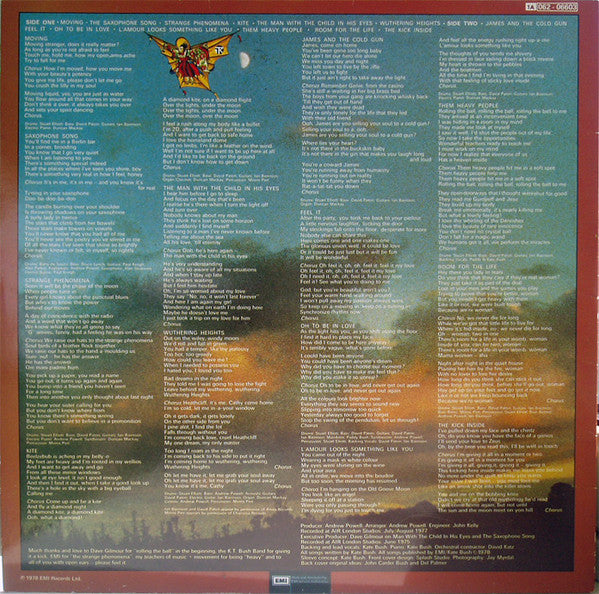 Kate Bush : The Kick Inside (LP, Album, RE)