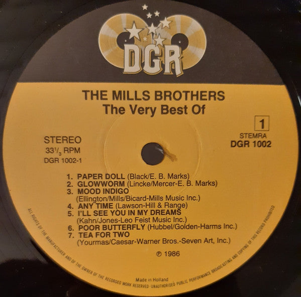 The Mills Brothers : The Mills Brothers: The Very Best Of (LP, Comp)