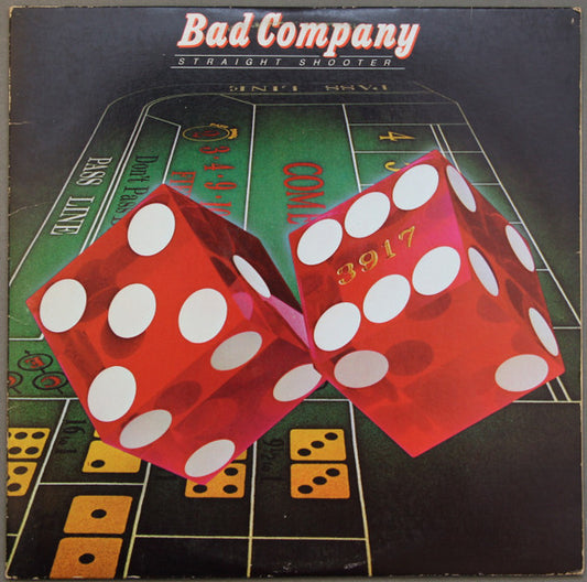 Bad Company (3) : Straight Shooter (LP, Album, PR )