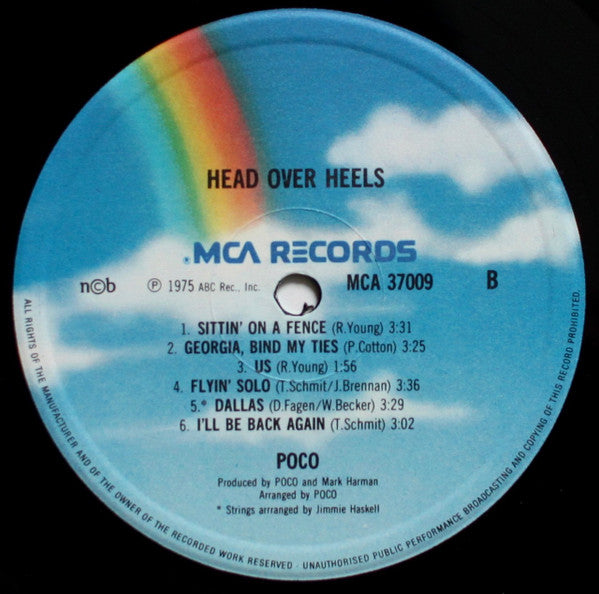 Poco (3) : Head Over Heels (LP, Album, RE)