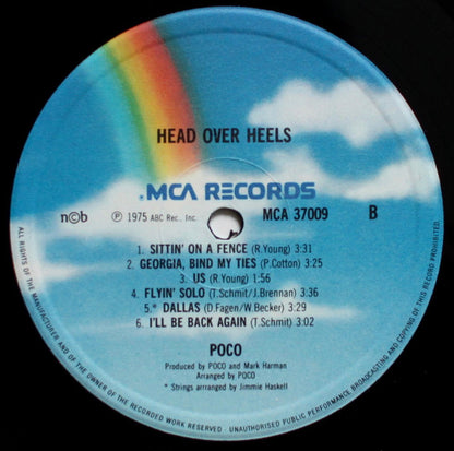 Poco (3) : Head Over Heels (LP, Album, RE)
