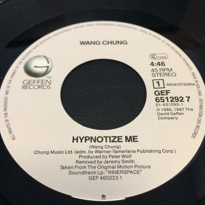 Wang Chung : Hypnotize Me (7", Single)