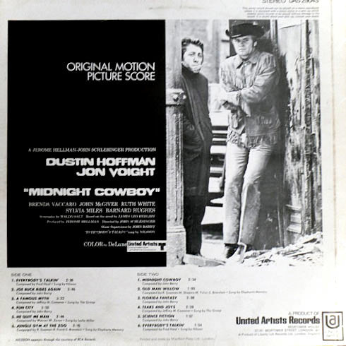 Various : Midnight Cowboy (Original Motion Picture Score) (LP, Album)