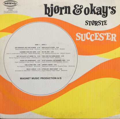 Bjørn & Okay : Bjørn & Okay's Største Succes'er (LP, Comp)