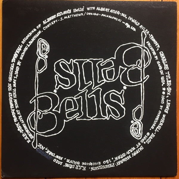 Albert Ayler : Bells (LP, S/Sided, Album, Mono, Cle)