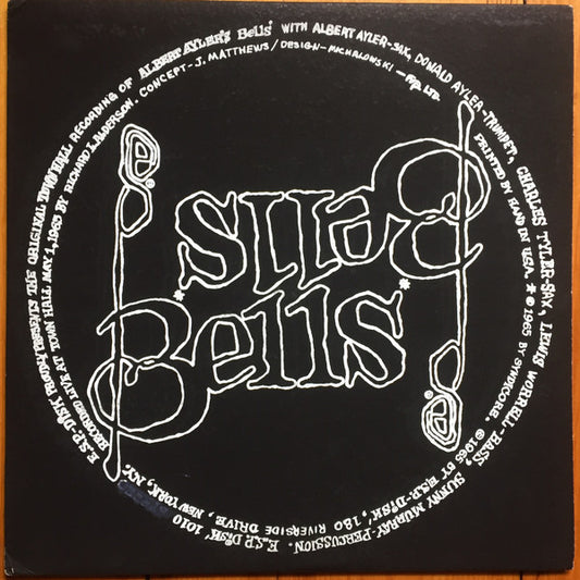 Albert Ayler : Bells (LP, S/Sided, Album, Mono, Cle)