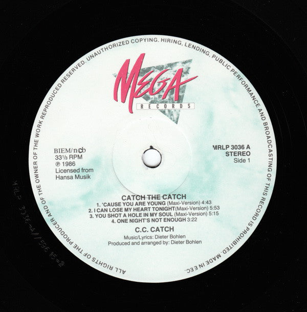 C.C. Catch : Catch The Catch (LP, Album)