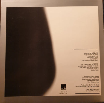 Anne-Marie Giørtz Band : Tigers Of Pain (LP, Album)