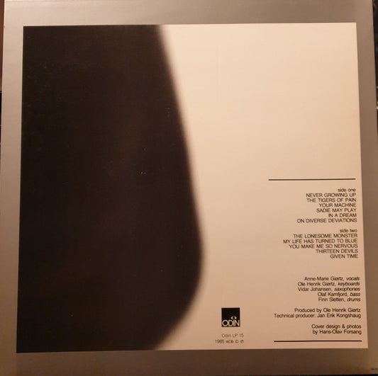 Anne-Marie Giørtz Band : Tigers Of Pain (LP, Album)