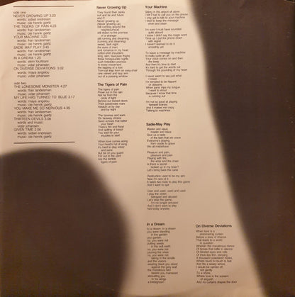 Anne-Marie Giørtz Band : Tigers Of Pain (LP, Album)