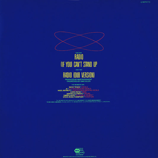 The Members : Radio (12", Single)