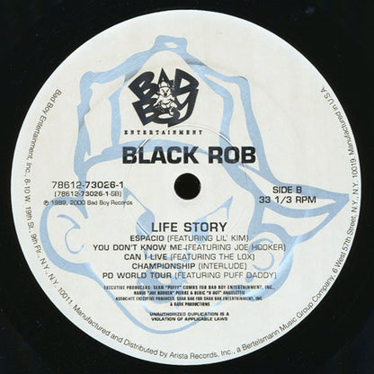 Black Rob : Life Story (2xLP, Album)