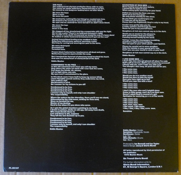 Gloria Mundi : I, Individual (LP, Album)