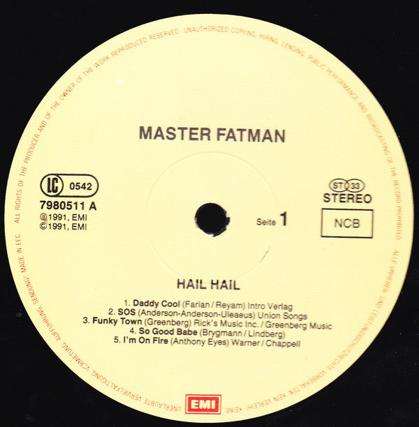Master Fatman : Hail Hail (LP, Album)