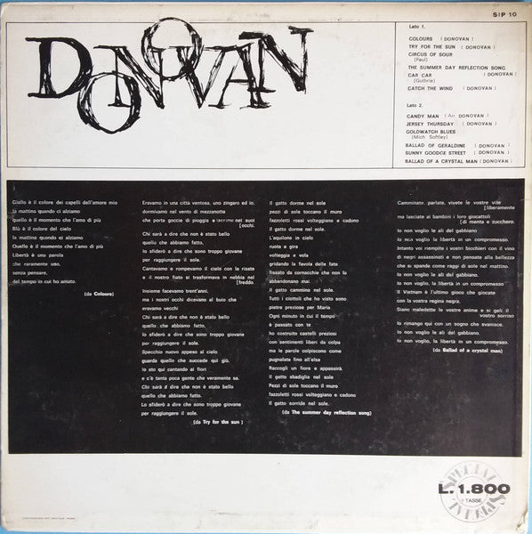 Donovan : Donovan (LP, Comp, Mono)