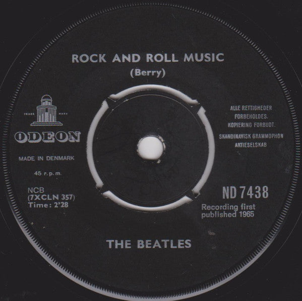 The Beatles : Rock And Roll Music (7")