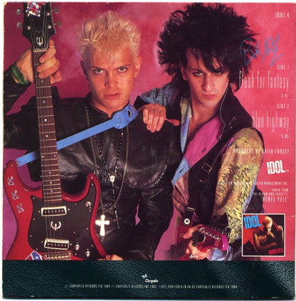 Billy Idol : Flesh For Fantasy (7", Single, Gat)