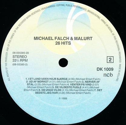 Michael Falch & Malurt : 26 Hits (2xLP, Comp)