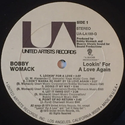 Bobby Womack : Lookin' For A Love Again (LP, Album, All)