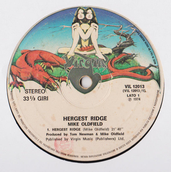 Mike Oldfield : Hergest Ridge (LP, Album)