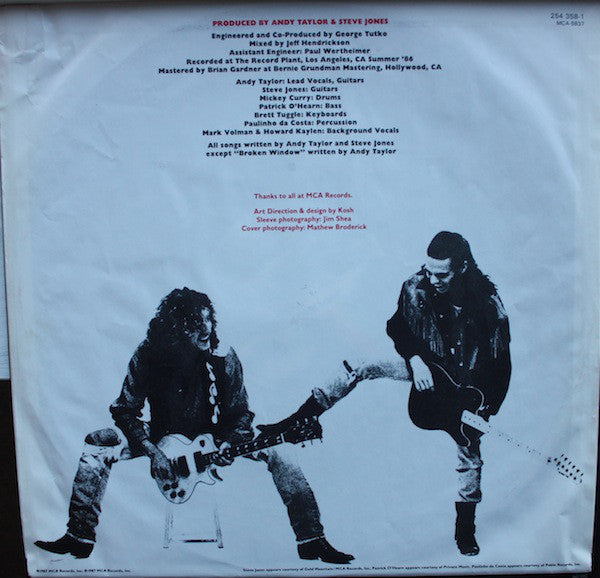 Andy Taylor : Thunder (LP, Album)